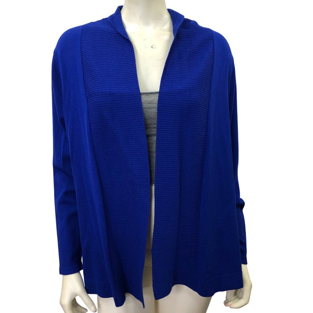 Leo & Nicole Womens Open Cardigan Sweater‎ PL NWT